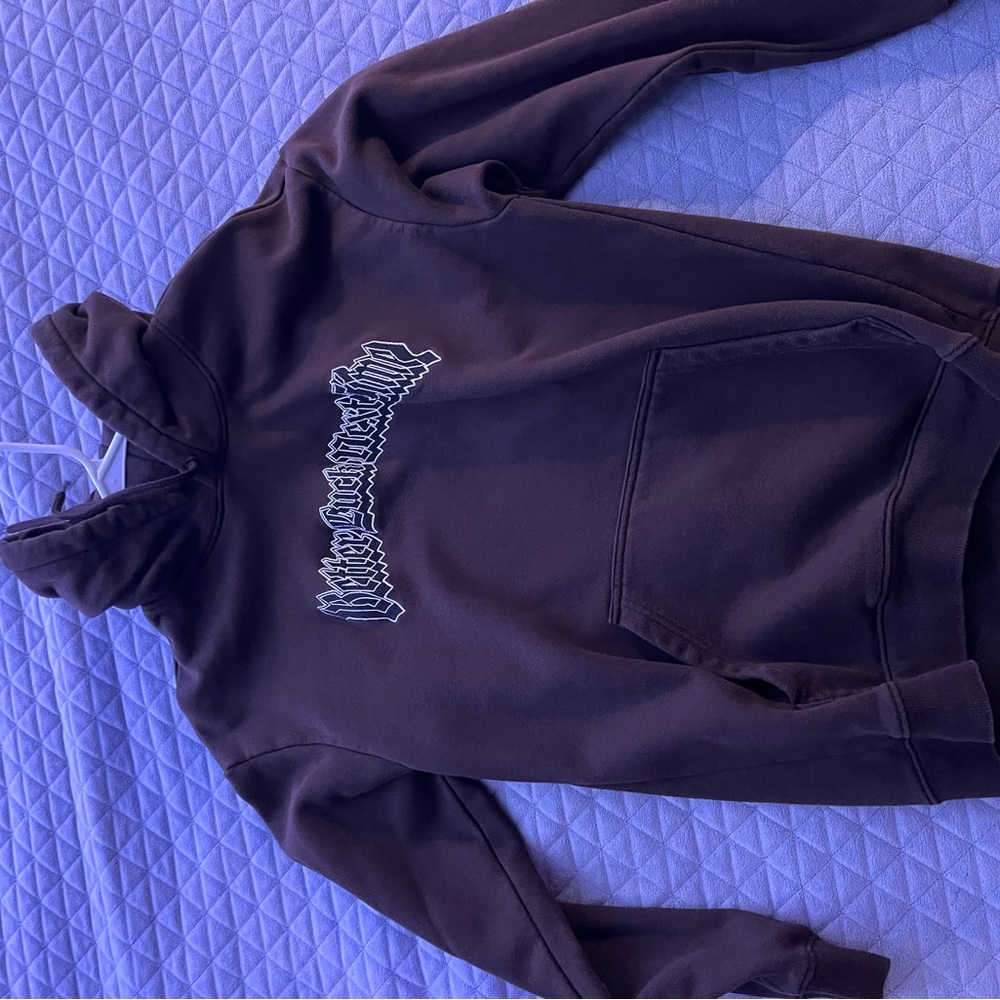 Brown angel hoodie